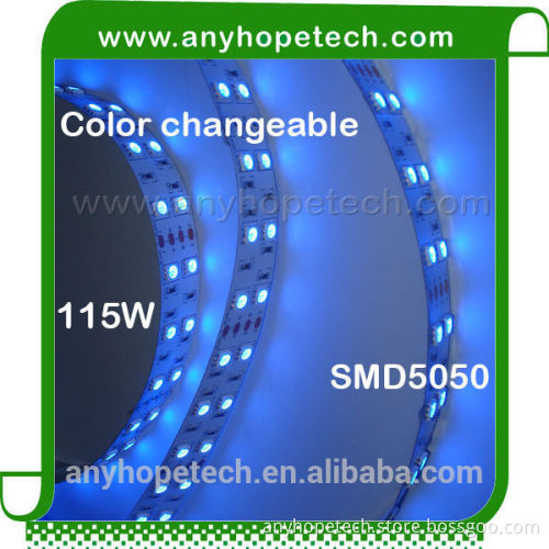 New factory hot selling double row smd 5050 led rgb tape